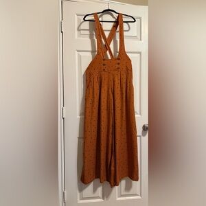 Free people keep it jumpin wide leg jumpsuit with pockets